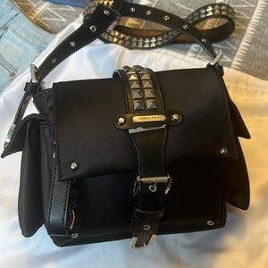 Michael Kors Olivia Satin studded bag